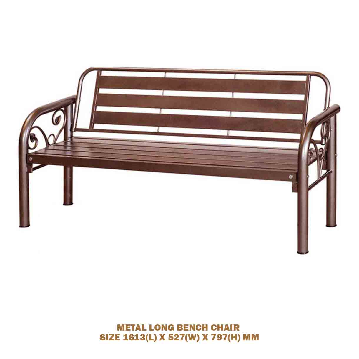 METAL LONG BENCH CHAIR KD7110